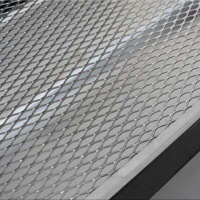 Diamond Hole Aluminium Expanded Mesh untuk Sistem Langit-langit