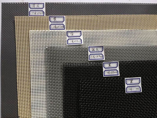 Custom stainless steel 304 Window Screen Mesh 10-16 Menghitung Mesh