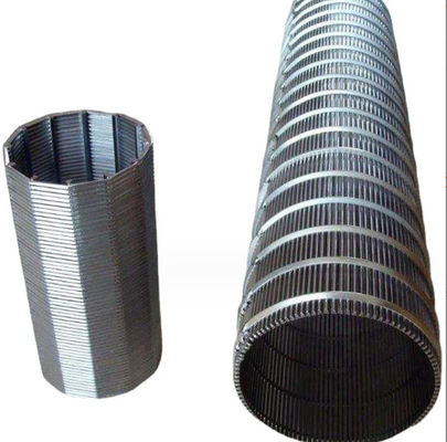 Johnson Filter Pipe Control Pasir Kontinyu Slotted Tube Wire Wrap Wedge Wire Screen