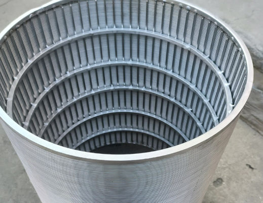 316 Layar Filter Kawat Wedge Stainless Steel untuk Saluran Air