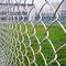 50*50mm Hot Dip Galvanized Chain Link Wire Mesh Fence Untuk Football Ground Net