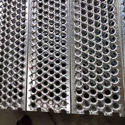 Kisi-kisi Keselamatan Lubang Bulat Aluminium untuk Platform Jalur Pejalan Kaki