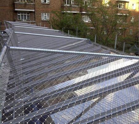Fleksibilitas Tinggi Stainless Steel Woven Wire Rope Mesh Knot