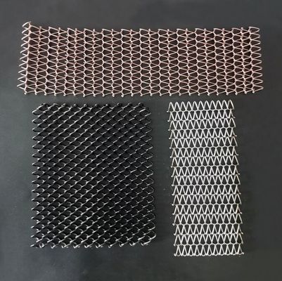 Dekorasi arsitektur anyaman logam wire mesh dekorasi wire mesh untuk partisi logam