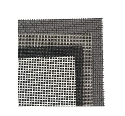 SS304 316 316L Kelas Laut Anti Pencurian Layar Keamanan Dilapisi Hitam Layar Jendela Stainless Steel Mesh