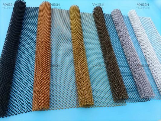 Serbuk Lapisan Hitam Mesh Tirai Keamanan Fireplace Screen Tirai