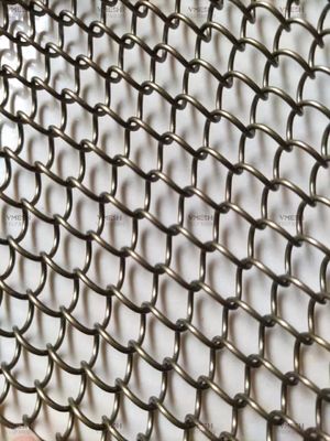 Tirai Kain Metalik Multi-panel Lipat yang Dapat Disesuaikan Untuk Layar Perapian Dalam Ruangan