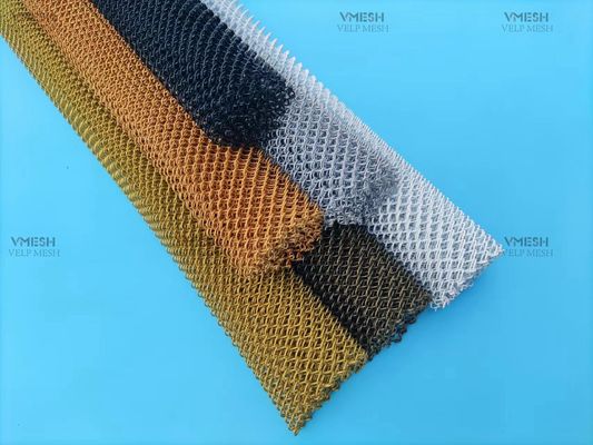 Partisi Layar Tirai Rantai Wire Mesh Dekoratif Menenun Hiasi Wire Mesh