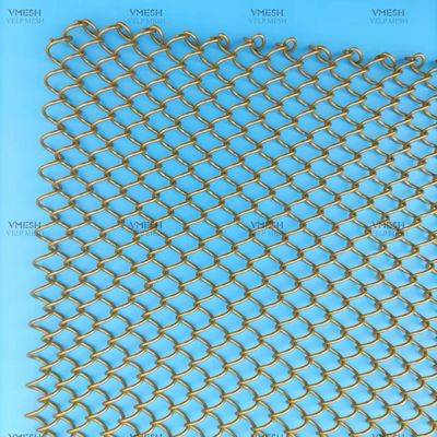 Anti-deformasi Desain Logam Stainless Steel 1,2mm Fireplace Mesh Screen