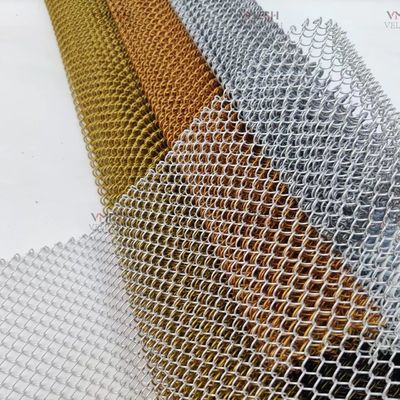 Tirai Pembatas Ruangan Chain Link Metal Mesh Dengan Ukuran Mesh 6*6mm