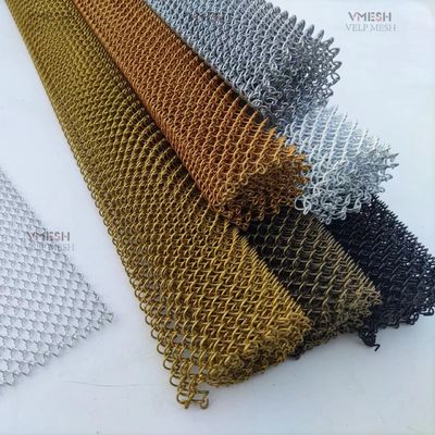Arsitektur Wire Metal Coil Drapery dengan Warna Berbeda Untuk Dekorasi
