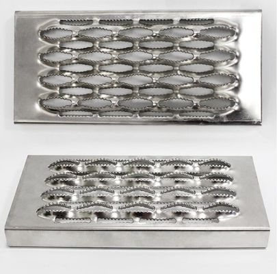 Anti Skid Grip Strut Safety Perforated Grating Metal Walkway Panels