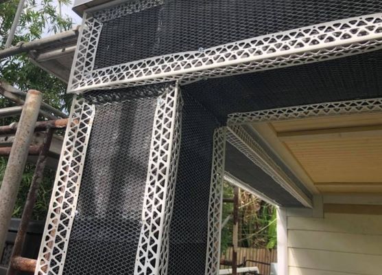 3,4 pon G30 G60 Seng Plesteran Wire Mesh Galvanis Reng Logam yang Diperluas