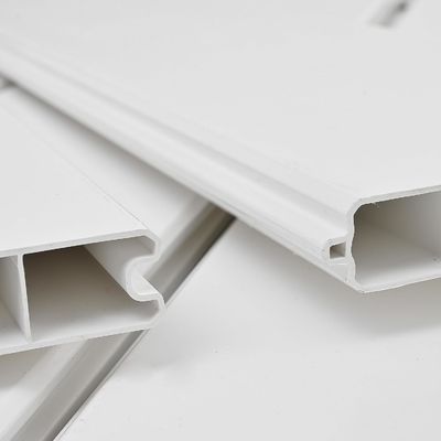 Panel bahan perawan dan tiang 6ft H X8ft W Vinyl PVC Plastik Privacy Fence