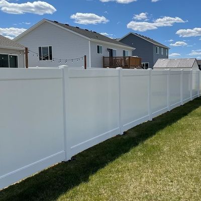 Vinyl Full Privacy Fencing Dan Taman Pool Plastik Fencing
