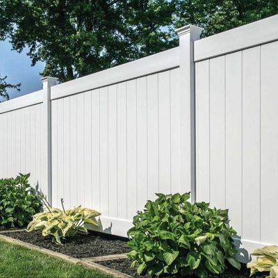 Vinyl Full Privacy Fencing Dan Taman Pool Plastik Fencing