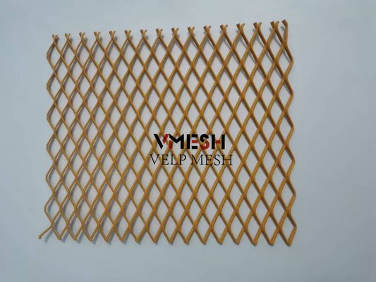0.5mm Ketebalan Aluminium diperluas Metal Wire Mesh Untuk Panel Dinding