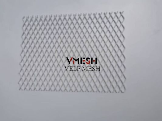 Desain Arsitektur Fasad Lapisan PVDF Dekoratif Aluminium Expanded Mesh