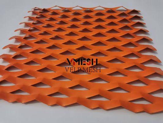 Arsitektur Metal Mesh Bangunan Fasad Panel Langit-langit Aluminium Metal mesh diperluas