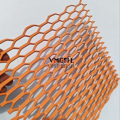 Dekorasi Arsitektur Aluminium Plating Wire Mesh Standar Ditingkatkan