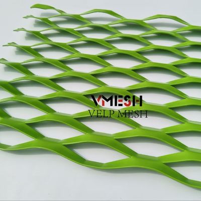 Hexagonal Dekoratif Screen Metal Panel Aluminium Grid Wire Mesh