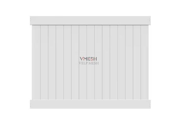Luar ruangan 1.8m x 2.4m Vinyl Privacy Fence Untuk Taman Pool House Villa