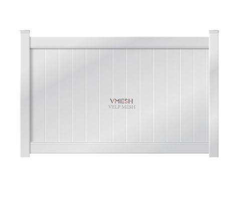 6 Feet*8 Feet Square Post Murah Pagar Vinyl Untuk Backyards