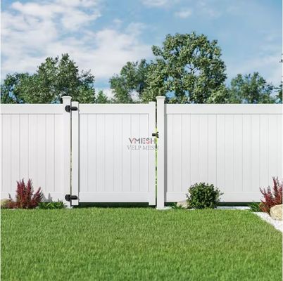 Plastik 8 kaki Pvc Privacy Fence Taman Kolam renang Rumah Villa Picket Panel luar