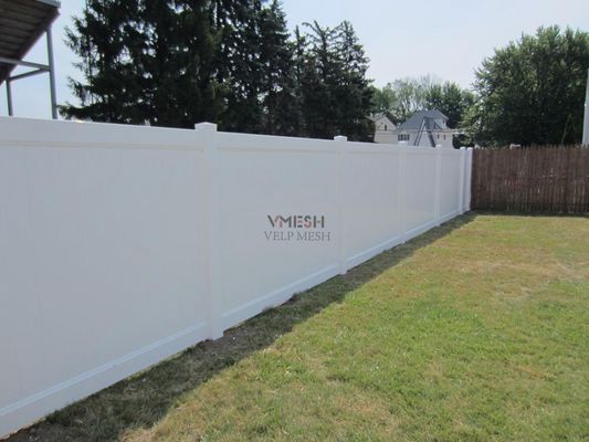 6 Feet*8 Feet Square Post Murah Pagar Vinyl Untuk Backyards
