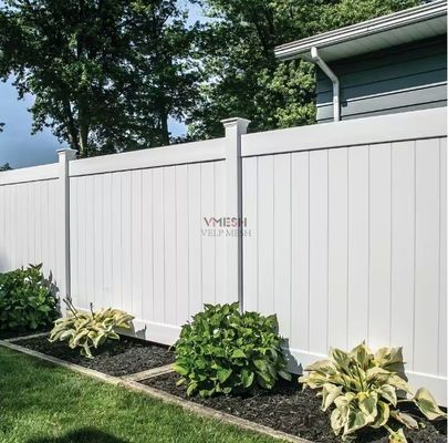 Perisai PVC Taman tahan lama Privasi Heavy Duty Panel putih