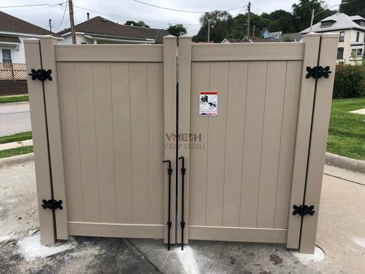 Perisai PVC Taman tahan lama Privasi Heavy Duty Panel putih