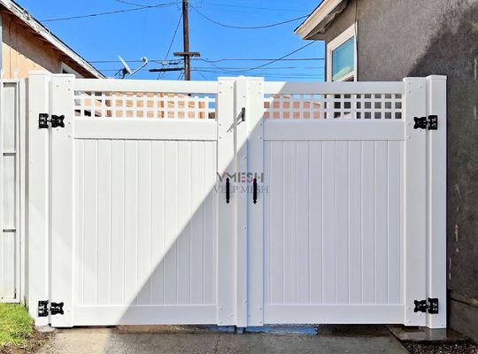 Panel Pagar Privasi Vinyl Putih 6x8ft Bahan Virgin