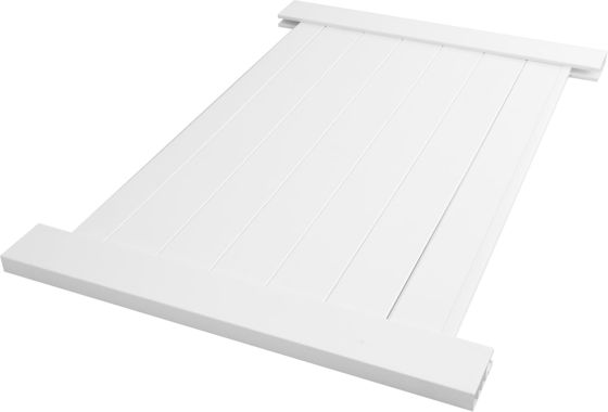 Rodent Proof Long Life Plastic Privacy Fence Untuk Taman Luar Dengan Gerbang