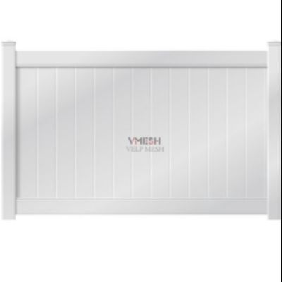 Plastik 8 kaki Pvc Privacy Fence Taman Kolam renang Rumah Villa Picket Panel luar
