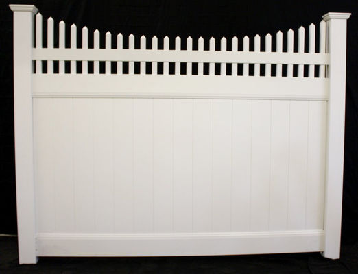 Virgin Lingkungan Privacy Screen PVC Plastik Vinyl Pagar Untuk Yard