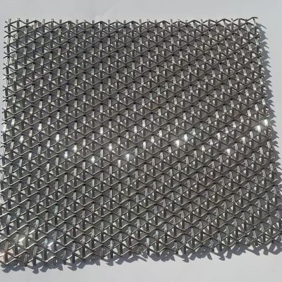 Dekoratif kuat datar logam logam jala arsitektur stainless steel kawat mesh