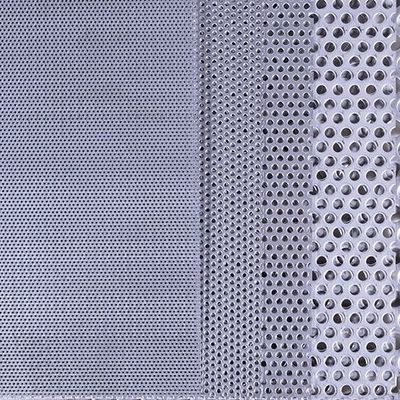 1.2mm tebal Aluminium Galvanized Steel Perforated Mesh Untuk sistem drainase