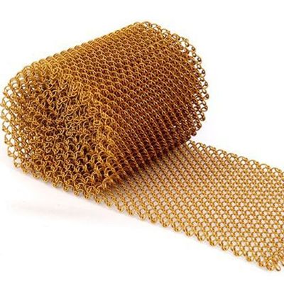 Aluminium Chain Link Tirai Dekoratif Kawat Arsitektur
