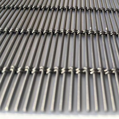 Dinding eksterior dekoratif arsitektur stainless steel batang kabel logam kawat logam