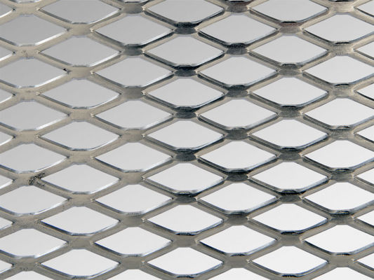 9 Gauge Flat Expanded Steel Mesh Sheet Untuk Konstruksi Bangunan
