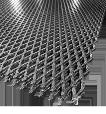 4*8ft Steel Diamond Expanded Metal Mesh Untuk Bahan Bangunan