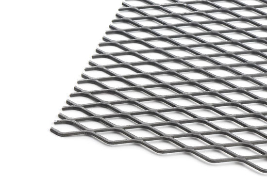 4mm 5mm Baja Karbon Mekanisasi Metal Mesh Plat Baja Jaring Untuk Platform Walkway