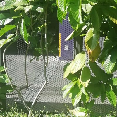 Anti-slip diangkat Metal Mesh Expanded Heavy Duty Hexagon Untuk Platform