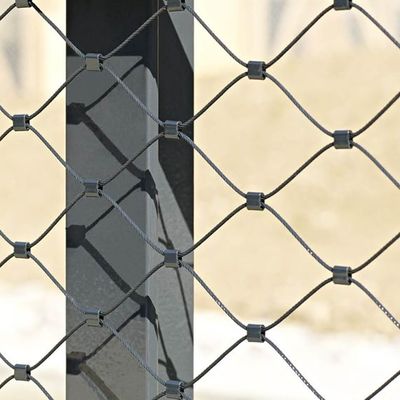 2mm berkekuatan tinggi tenunan kawat kawat stainless steel fleksibel mesh