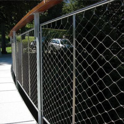 Produksi Pabrik Kabel stainless steel jaring tali pengikat kawat kandang zoo mesh
