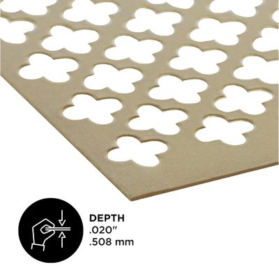 Aluminium Perforated Metal Facade Panel Dekoratif Curtain Wall Perforated Mesh