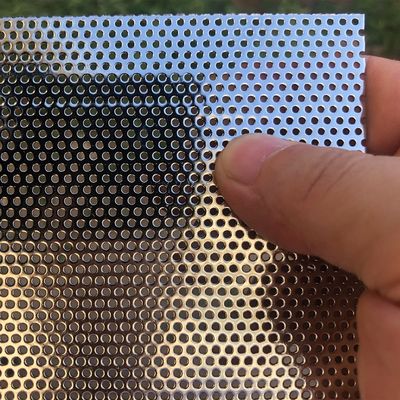 Stainless Steel Small Hole Perforated Mesh Untuk Speaker Grille Sheet