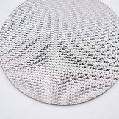 Tahan asam yang lebih tinggi Baja tahan karat 316 Multilayer Sintered Filter Screen Round Disc