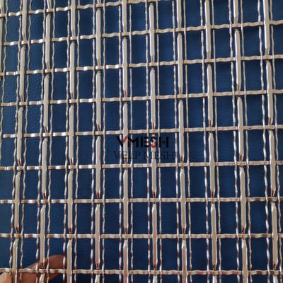 Panel logam Arsitektur Partisi Dekorasi Plain Weave Dekorasi Cantik