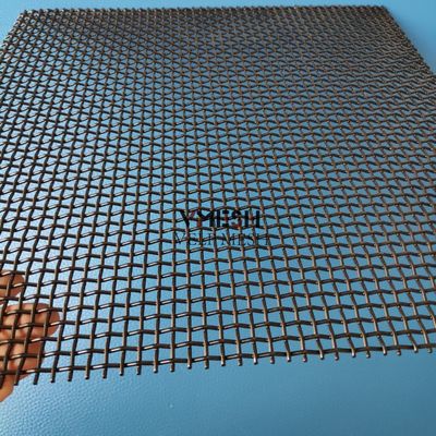 Panel logam Arsitektur Partisi Dekorasi Plain Weave Dekorasi Cantik